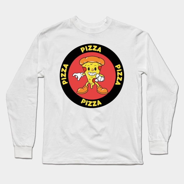 pizza slice Long Sleeve T-Shirt by Thepurplepig